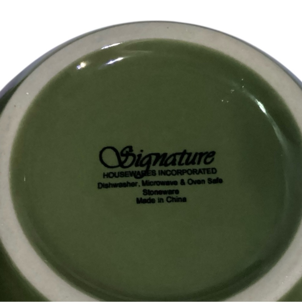 Elegant Green Ceramic Bowl Set - Picture 3 of 5